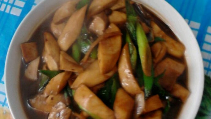 素炒鸡腿菇