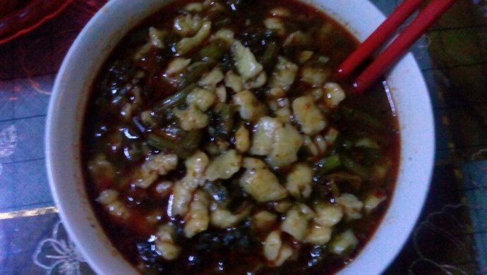 山西面食~黑菜擦尖