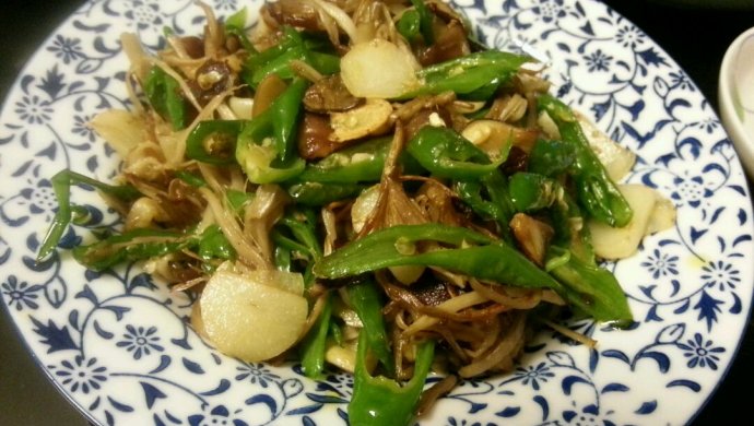 干煸茶树菇