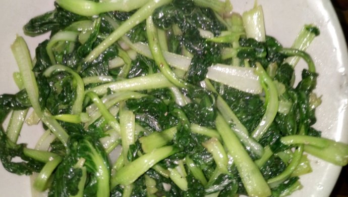 清炒小白菜
