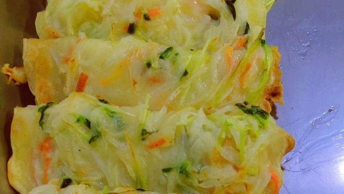 香椿苗萝卜丝饼