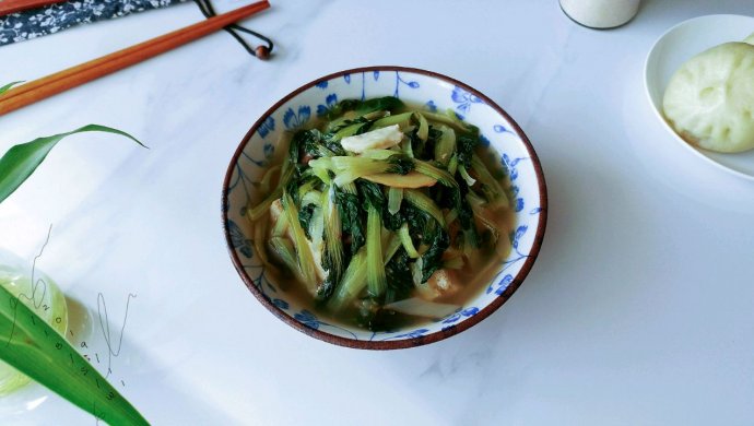 白冻豆腐黑菜汤