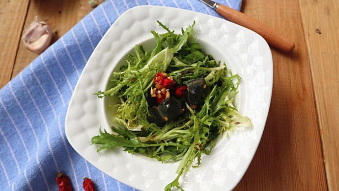 松花拌苦菊