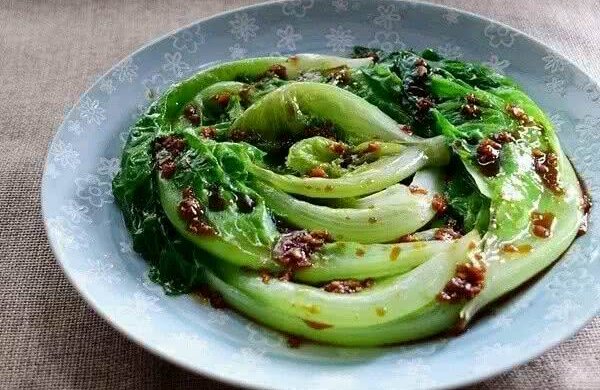 蒜蓉油淋生菜