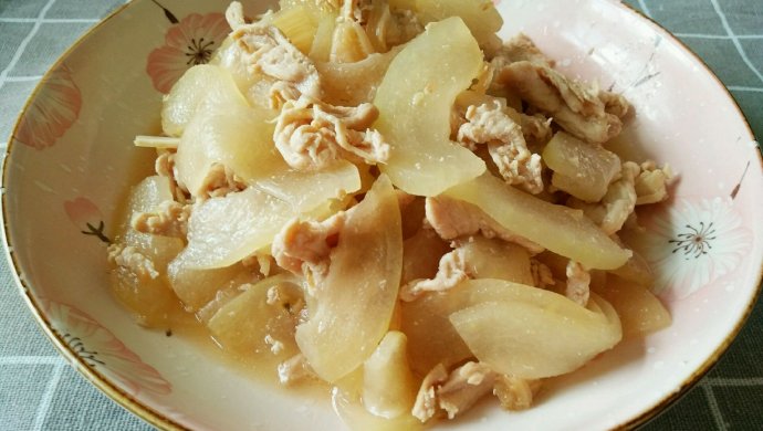 冬瓜冬菜焖鸡肉