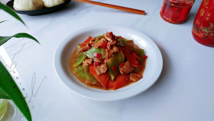 酒酱辣肉千金菜