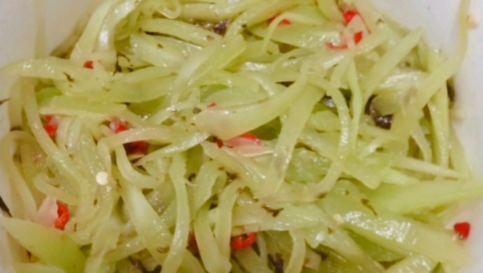 橄榄菜凉拌莴笋
