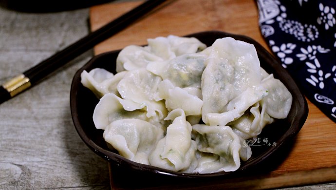 小白菜鸡蛋饺子