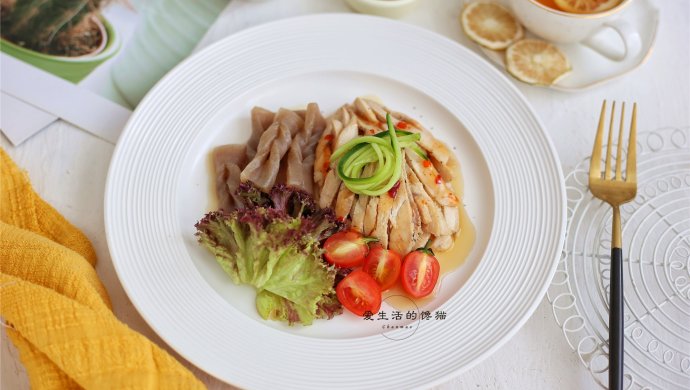 鸡肉魔芋沙拉
