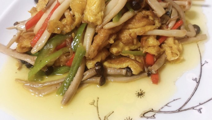 蛋炒蟹味菇