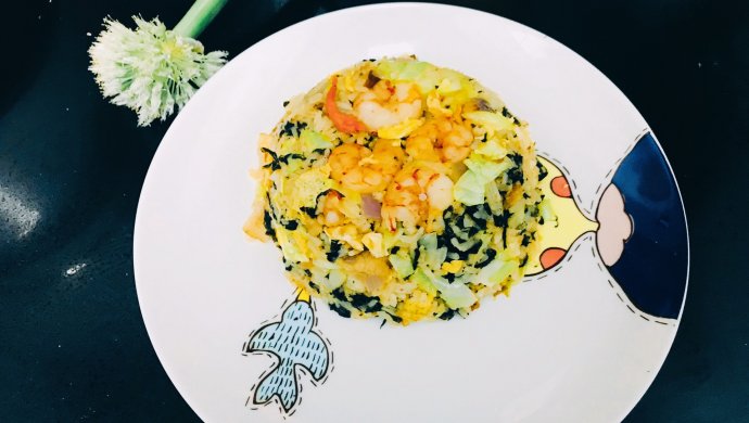 头水紫菜炒饭