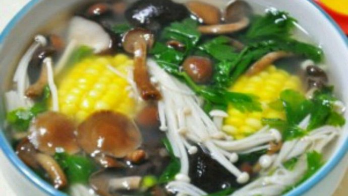 滑子菇汤