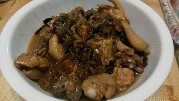 小鸡炖蘑菇加粉条