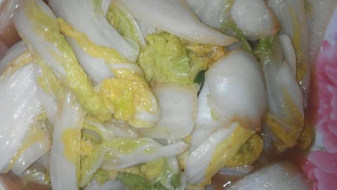 净炒黄心菜
