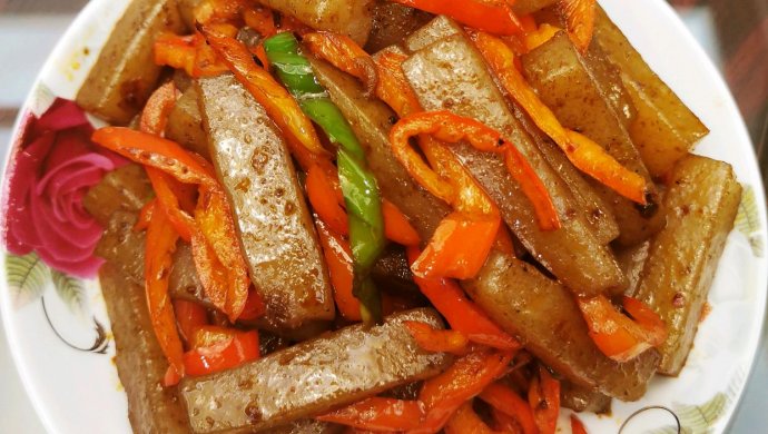 超级好吃的自制魔芋豆腐