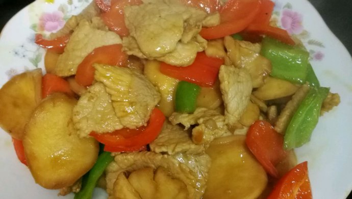 鸡腿菇炒肉