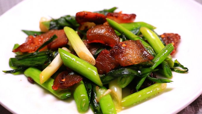 青蒜炒腊肉－迷迭香