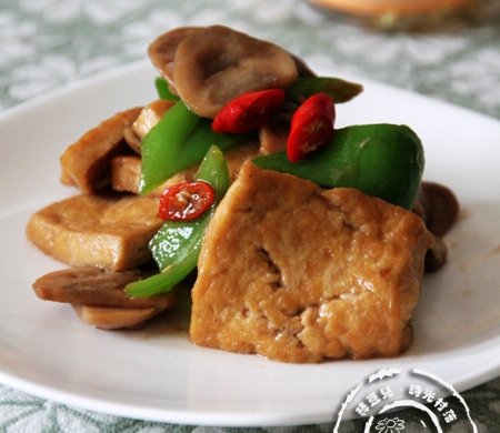 草菇烧豆腐