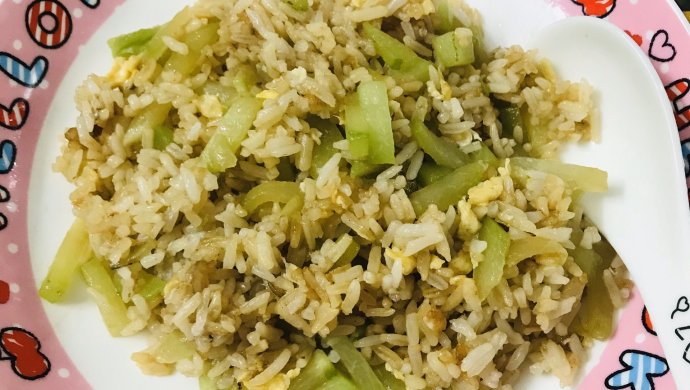 佛手瓜鸡蛋炒饭