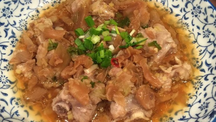 冬菜蒸排骨