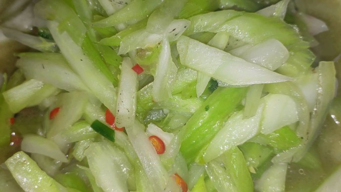 炒白菜梗
