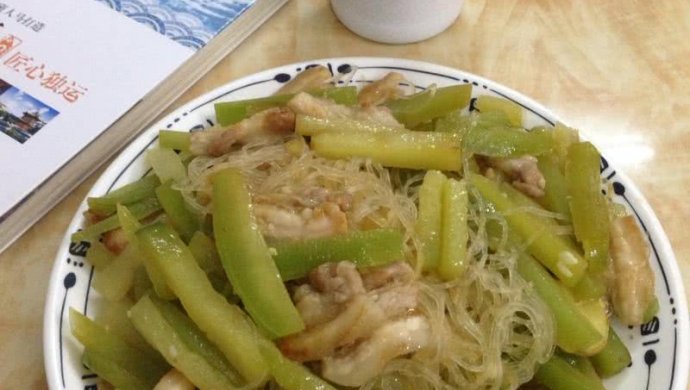 节瓜粉丝煲