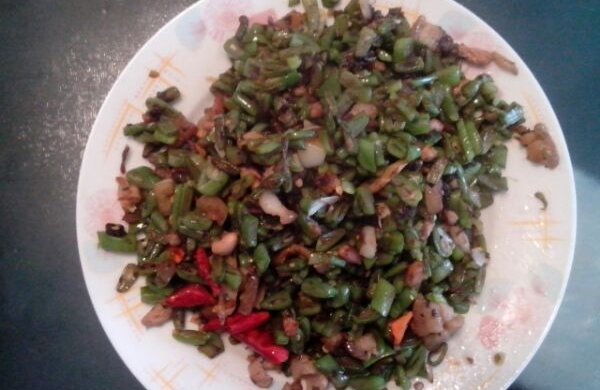 榄菜肉末四季豆