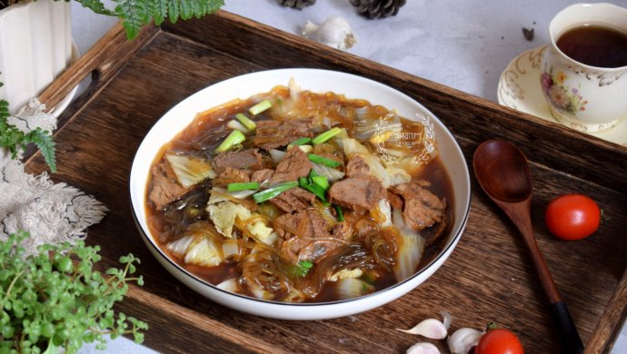 牛肉白菜炖粉条