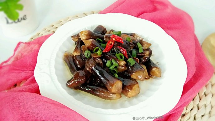 【蚝油黑皮鸡枞菌】