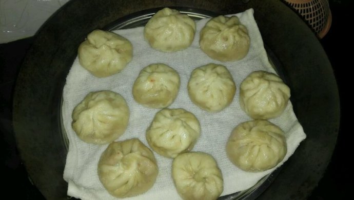 大白菜佛手瓜猪肉包子