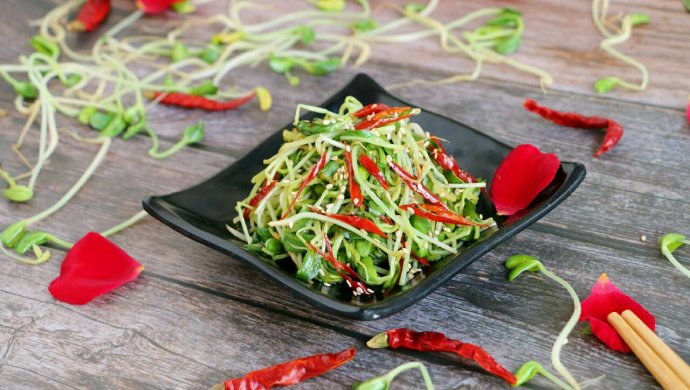 炝炒黑豆芽