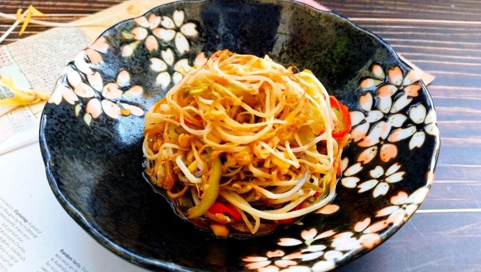 家常炒绿豆芽