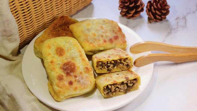 咸香芽菜饼