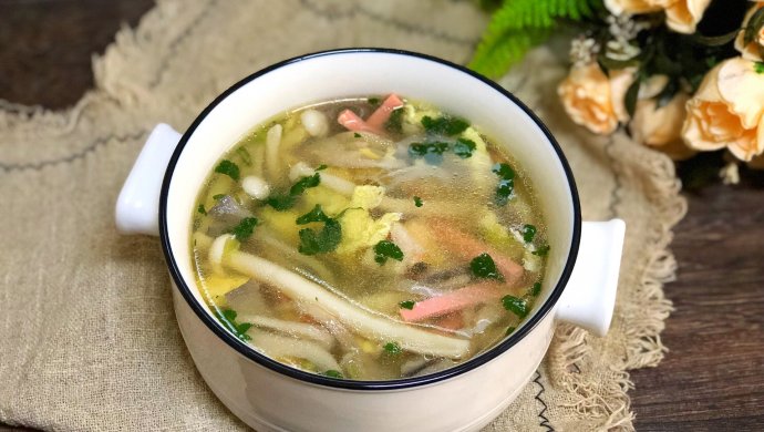 三鲜菌菇汤