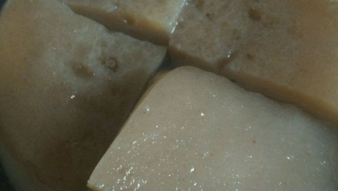 减肥佳品~~自制魔芋豆腐