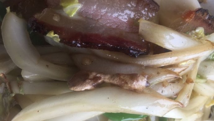 腊肉白菜梗