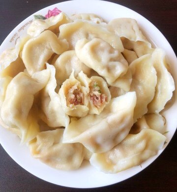水萝卜肉馅饺子