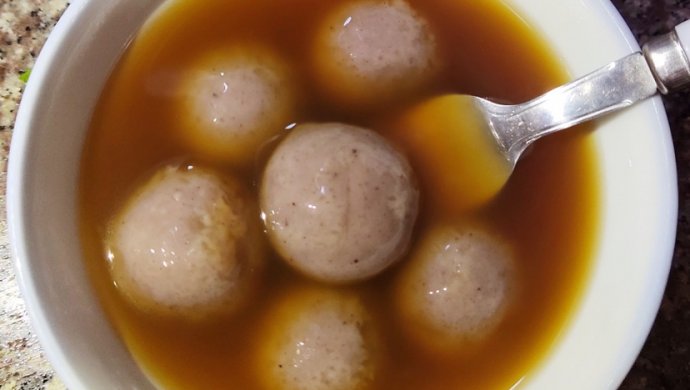 补气养血红糖姜茶汁汤圆