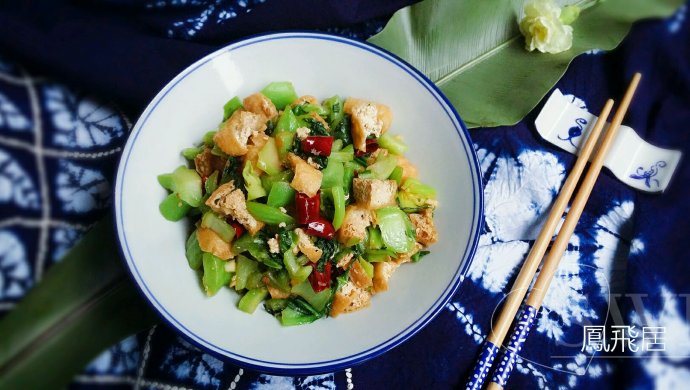 豆泡炝芥菜