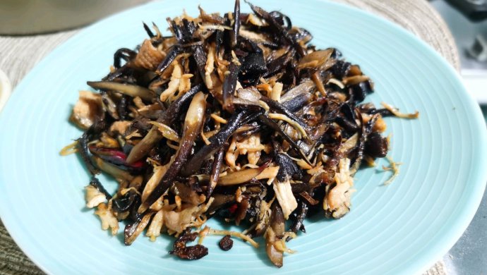锦娘制――鸡丝黑鸡枞菌