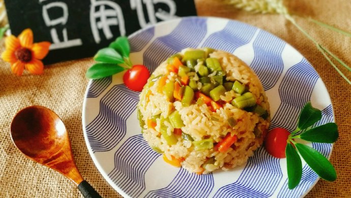 懒人快手菜之豆角饭