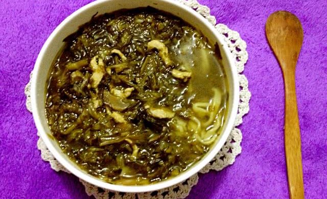 雪菜肉丝面（快手家常菜）