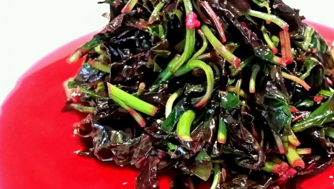 橄榄油炒苋菜