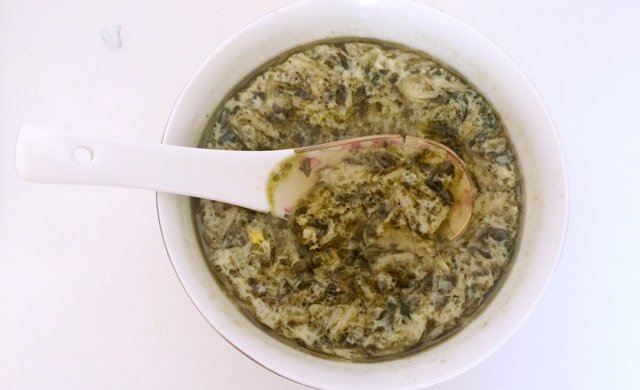 橄榄菜蒸蛋