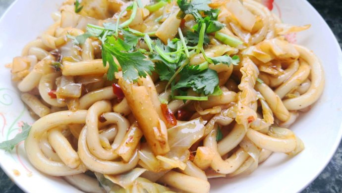 圆白菜炒粉条