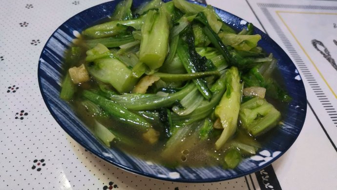 清炒莴苣叶