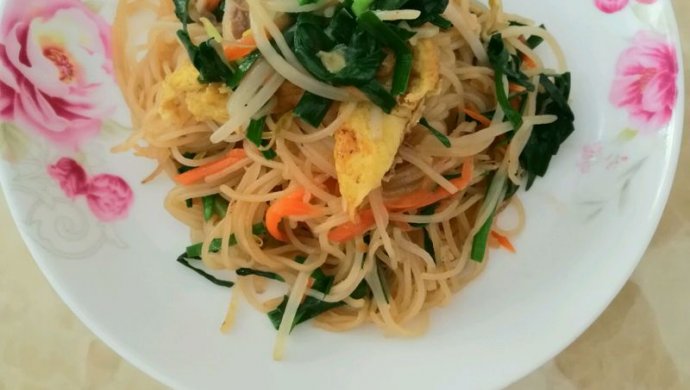 韭菜炒粉