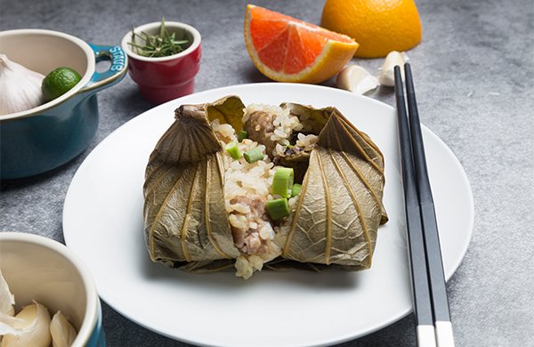 荷叶糯米排骨