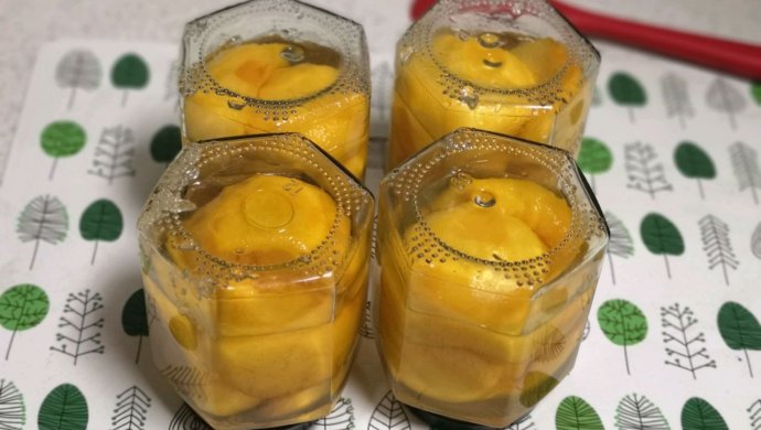 自制黄桃罐头