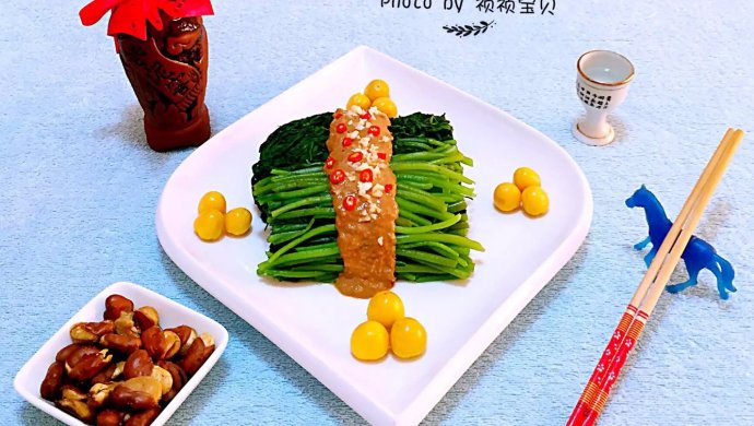 麻酱茼蒿